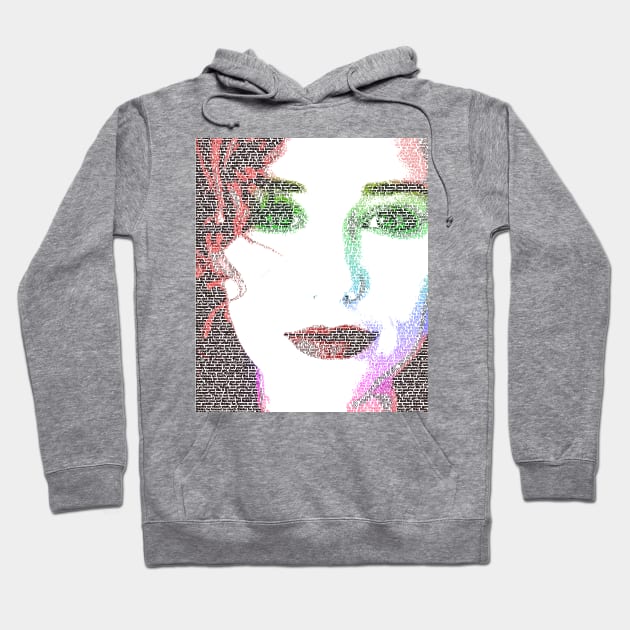 Tori Amos Word Portrait (Cornflake Girl lyrics) Hoodie by RandomGoodness